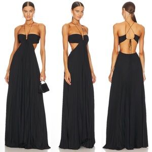 A.L.C. MOIRA DRESS IN BLACK (SIZE 00) NEVER WORN